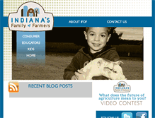 Tablet Screenshot of indianafamilyoffarmers.com